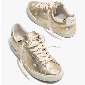 Madewell x Veja Esplar Star-Embroidered Sneakers